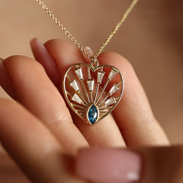 Royal Heart Altın Kolye