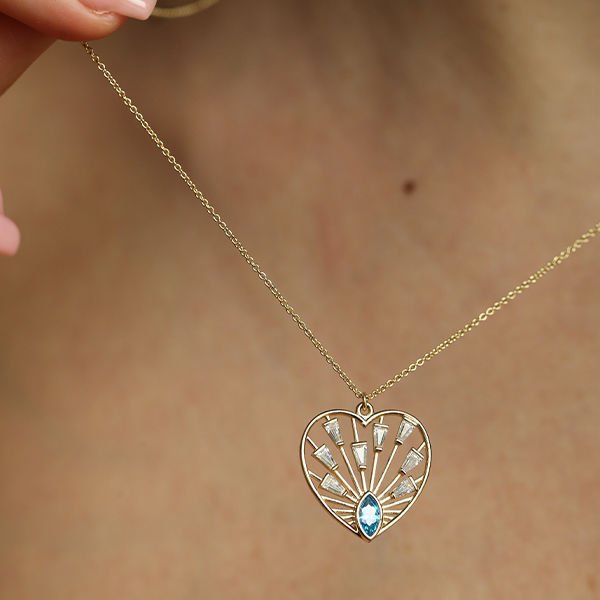 Royal Heart Altın Kolye