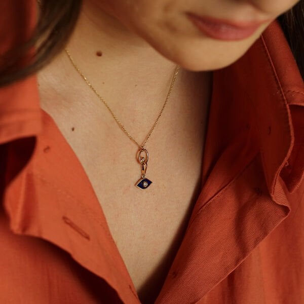 Cercle Eye Altın Kolye