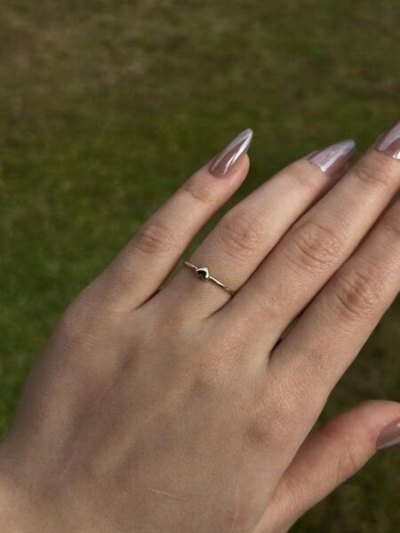 14 AYAR ALTIN KALP YÜZÜK