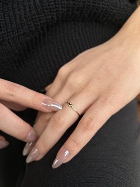 14 AYAR ALTIN KALP YÜZÜK