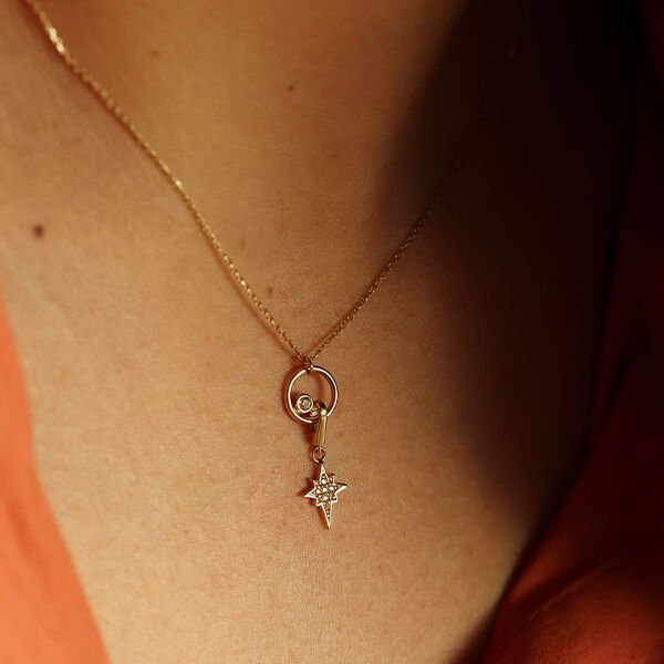 Cercle Sirius Altın Kolye