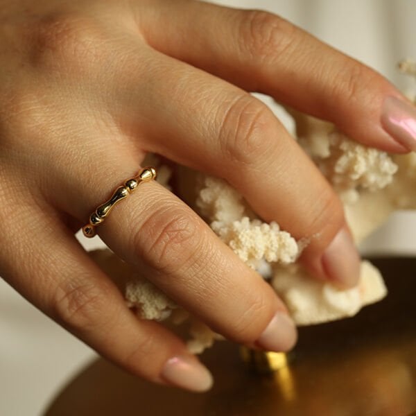 Milen Minimal Altın Yüzük