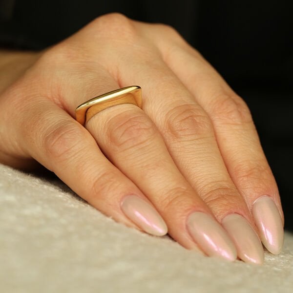 Shine Minimal Altın Yüzük