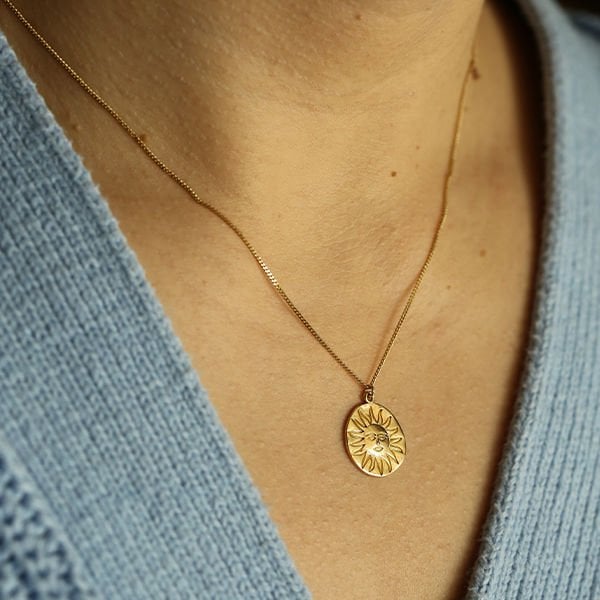 Ancient Sun Altın Kolye