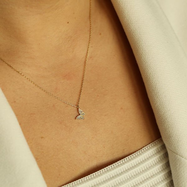 Butterfly Mini Kelebek Altın Kolye