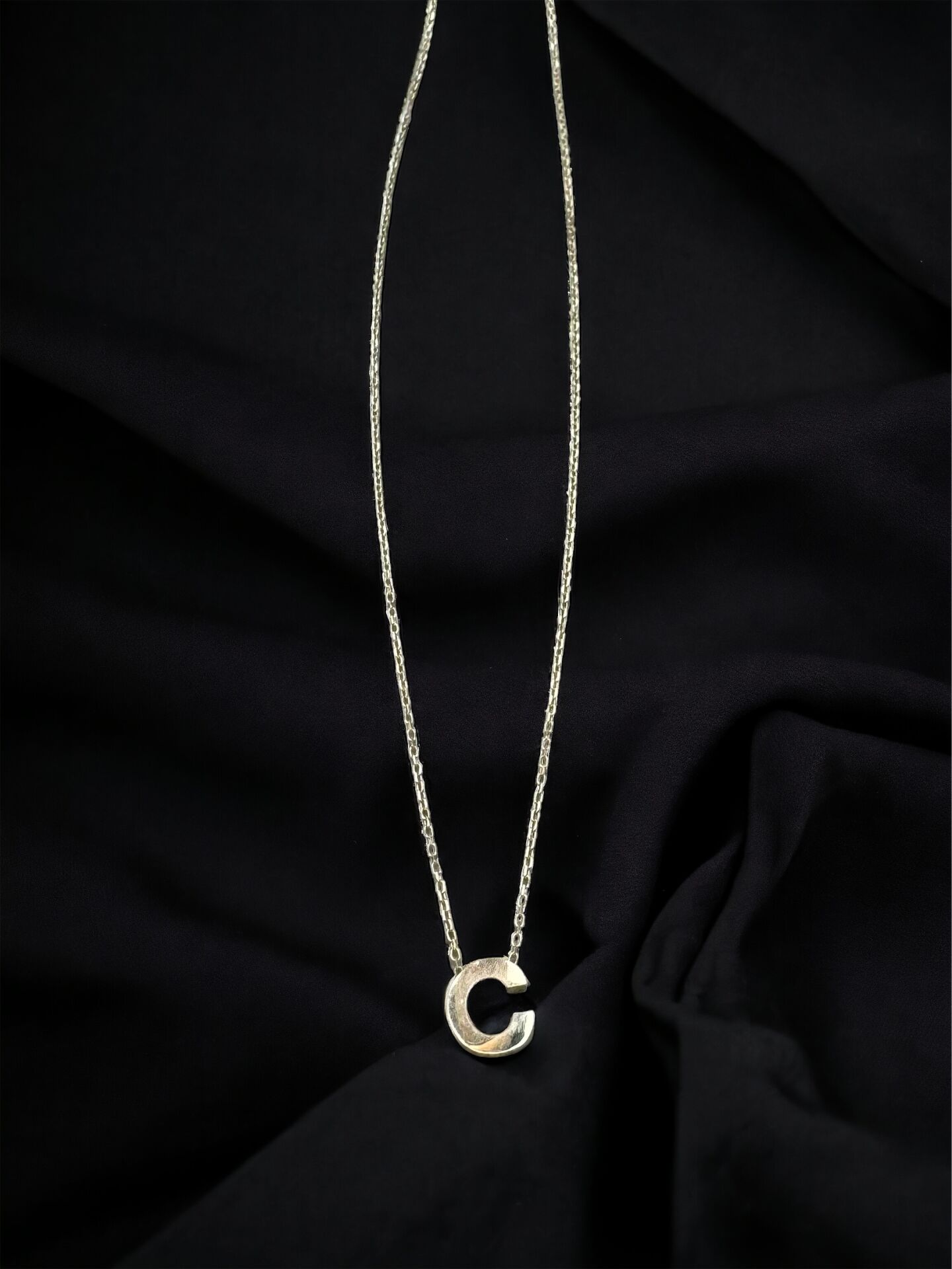 14ayar altın harf kolye C