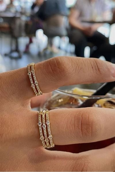 14 ayar altın tamtur yüzük