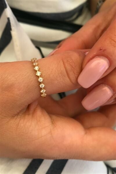 14 ayar altın tamtur yüzük