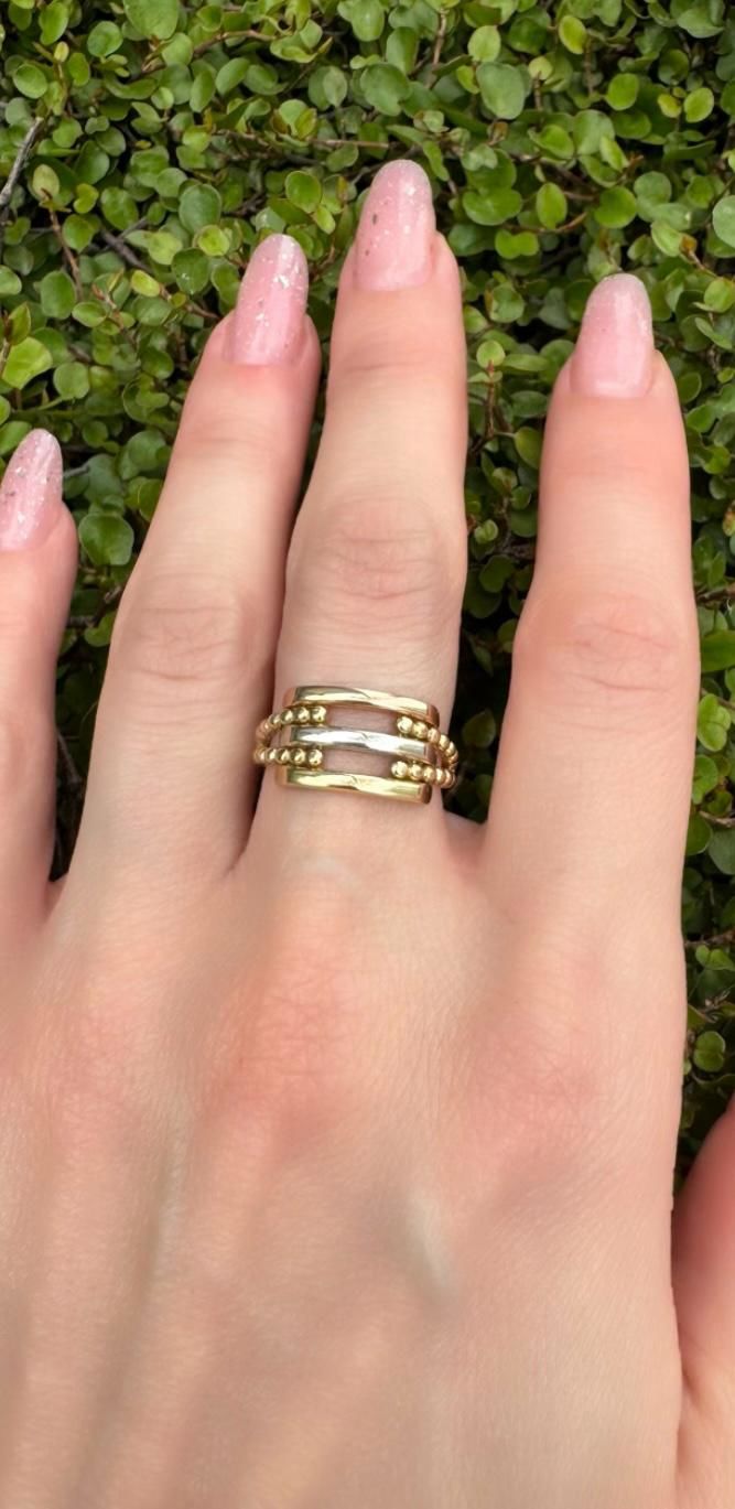 14ayar altın tasarım yüzük