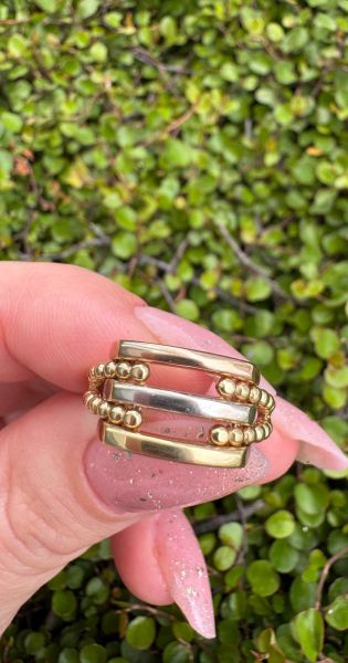 14ayar altın tasarım yüzük