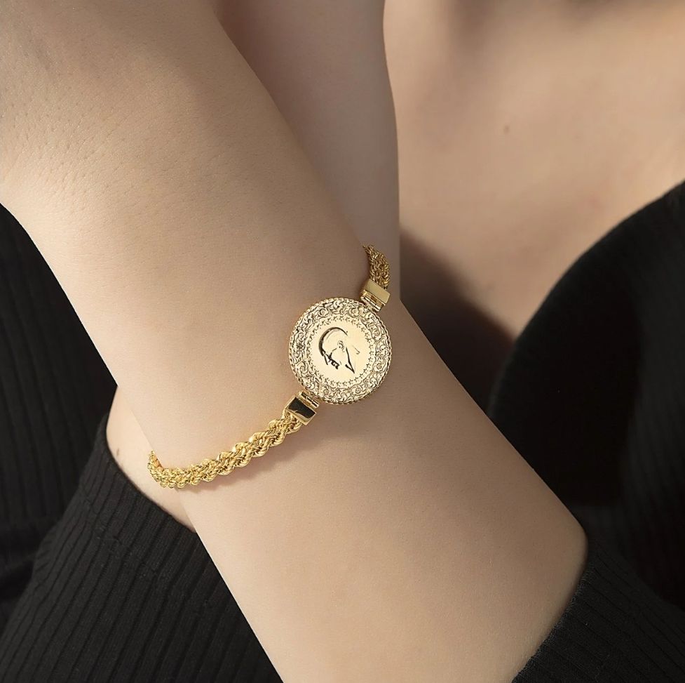 Yarım Altınlı Bileklik