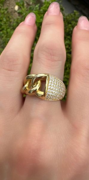 14 ayar tasarım yüzük