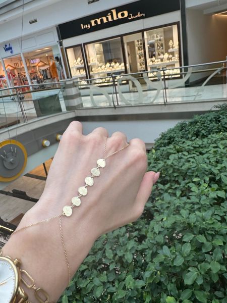 14 ayar altın kalp modelli şahmeran