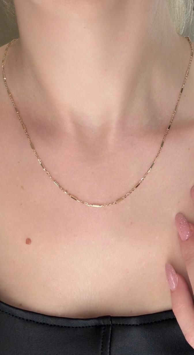 14 ayar altın tasarım zincir