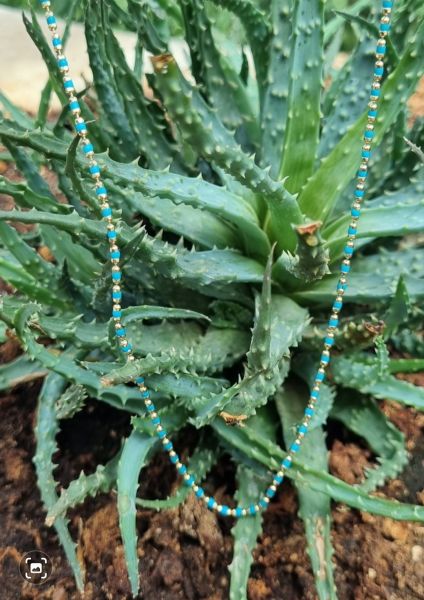 Özel tasarım mineli  14 ayar altın kolye