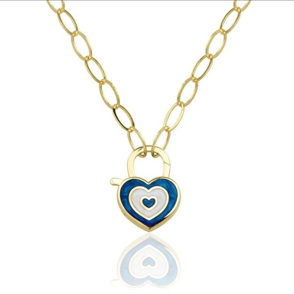 Tasarım Nazarlikli Altın Kolye