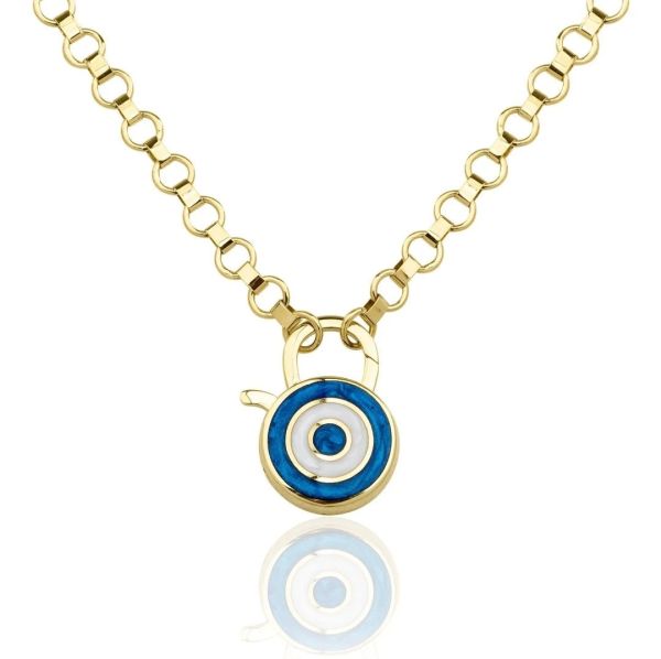 Tasarım Altın Nazarlık Kolye