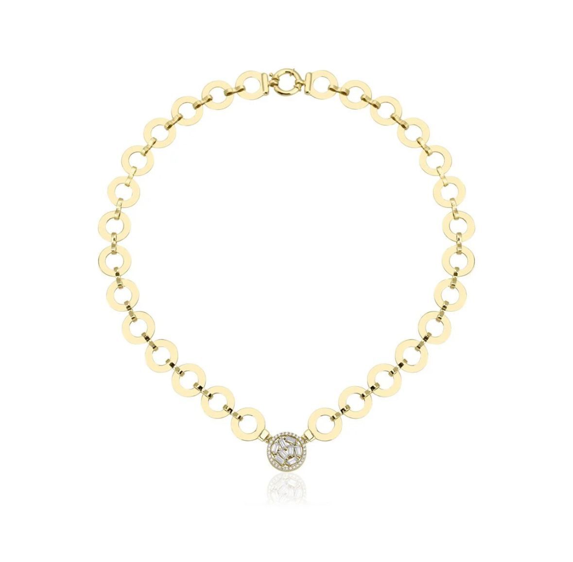 14 ayar altın stella kolye