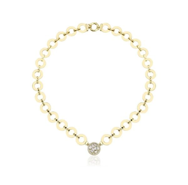 14 ayar altın stella kolye