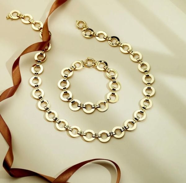 14 ayar altın tasarım bileklik