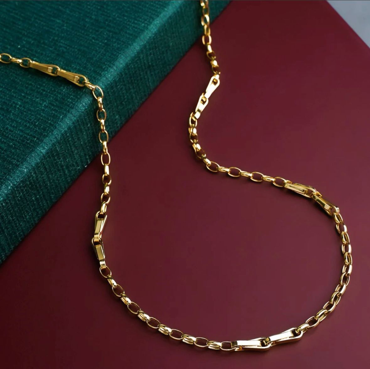 14 ayar altın erkek zincir kolye