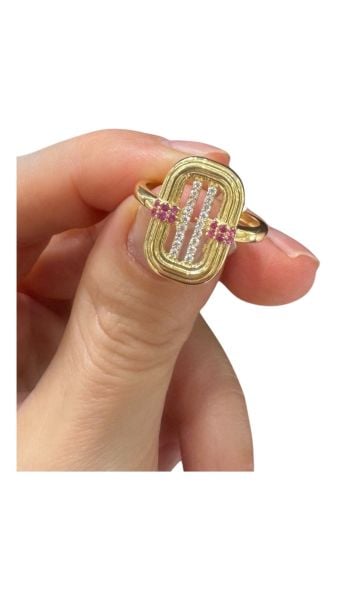 14 Ayar Tasarim Momentum Yuzuk