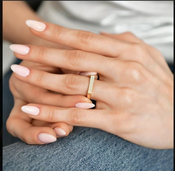 Altın Restangle yüzük