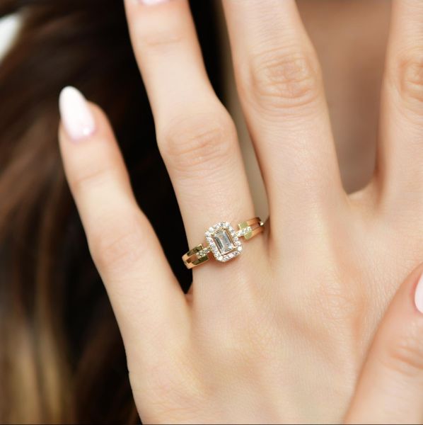 14  Ayar Baget yuzuk