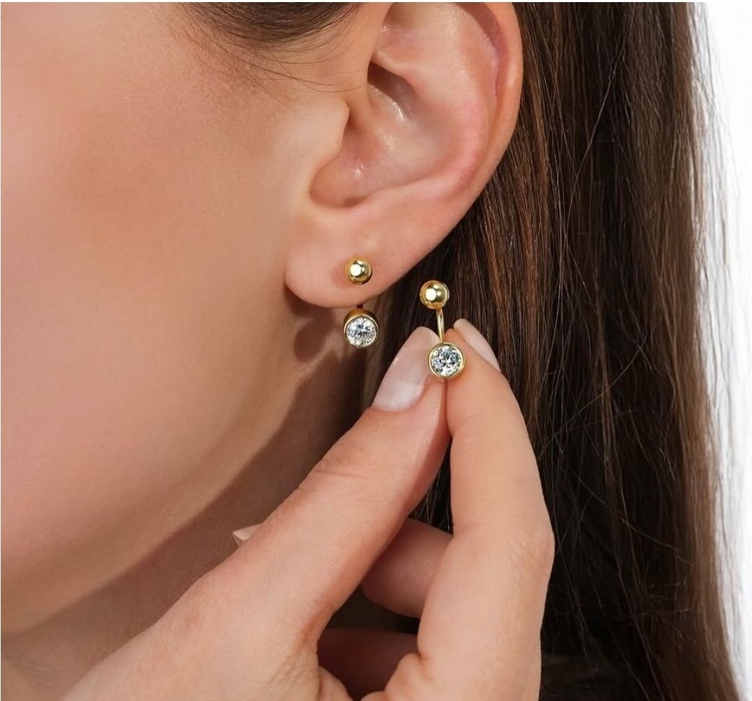 Tasarım Altın Küpe