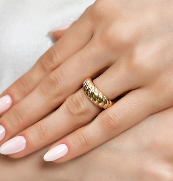 Altın Oyster Yüzük