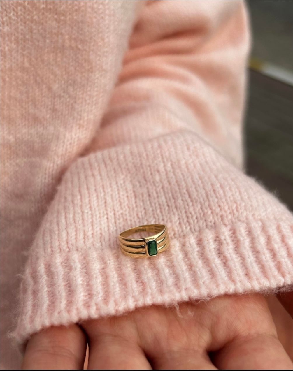 14 Ayar Verde Yüzük
