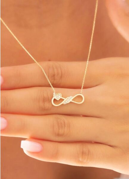 Kalp ve Sonsuzluk Detaylı Kolye
