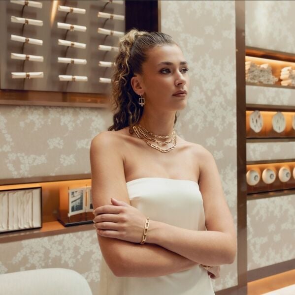 Altın  Majestik Tasarım Zincir