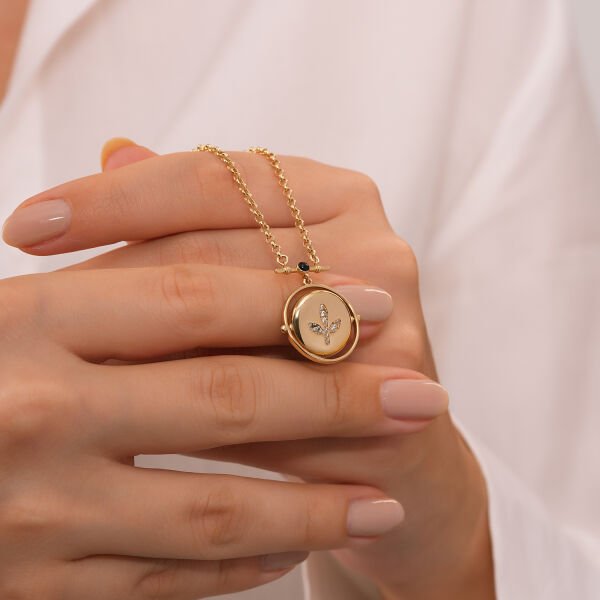 14 Ayar Dual Soul Dönence Kolye