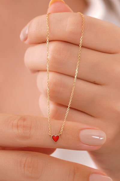 14 Ayar  Red Love Altın Kolye