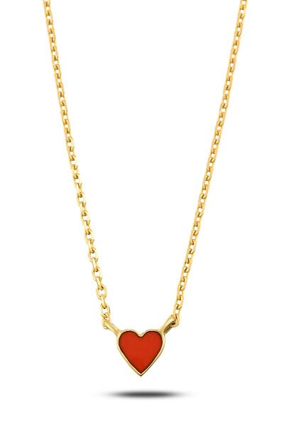14 Ayar  Red Love Altın Kolye