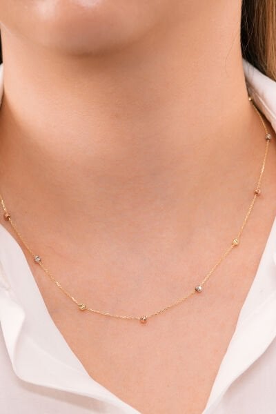 14 Ayar Golden Harmony Altın Kolye