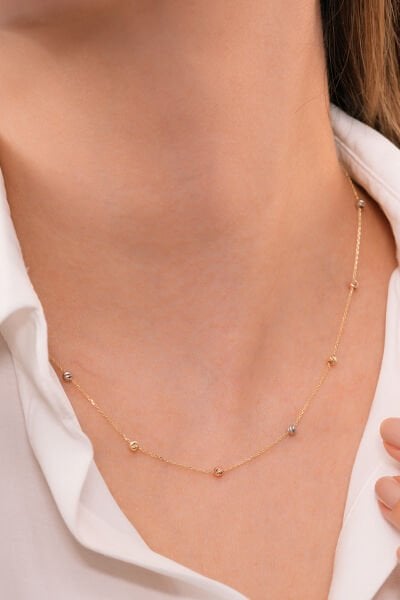 14 Ayar Golden Harmony Altın Kolye