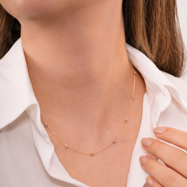 14 Ayar Golden Harmony Altın Kolye