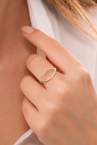 14 Ayar Pure Form Tasarım Yüzük