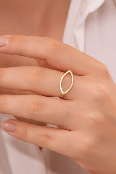 14 Ayar Pure Form Tasarım Yüzük