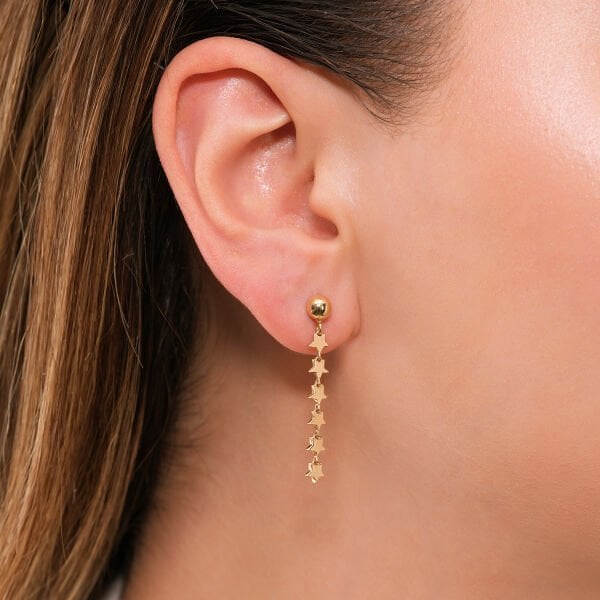 14 Ayar Starlight Altın Küpe