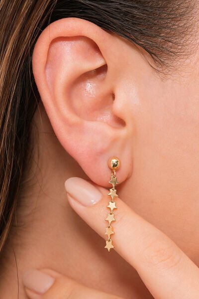 14 Ayar Starlight Altın Küpe