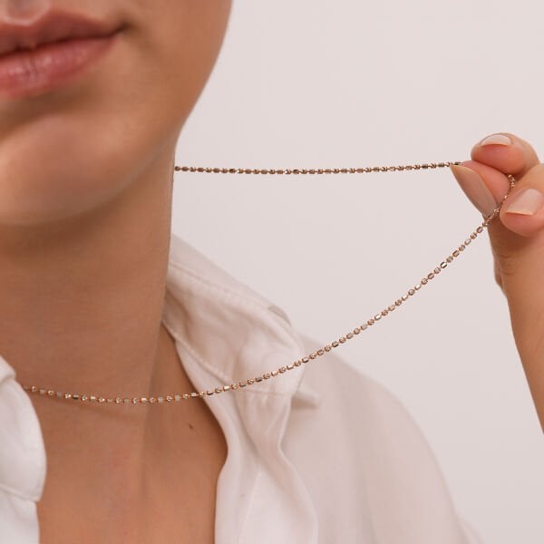 14 Ayar Soft Glow Altın Zincir