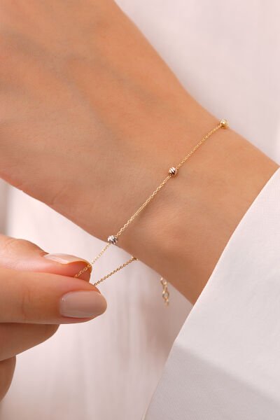 14 Ayar Soft Balance Altın  Bileklik