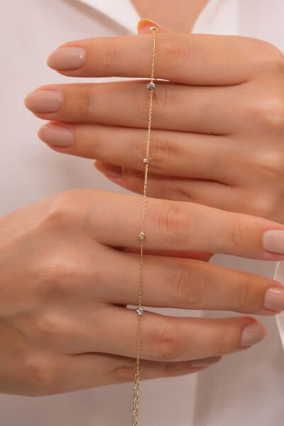 14 Ayar Soft Balance Altın  Bileklik