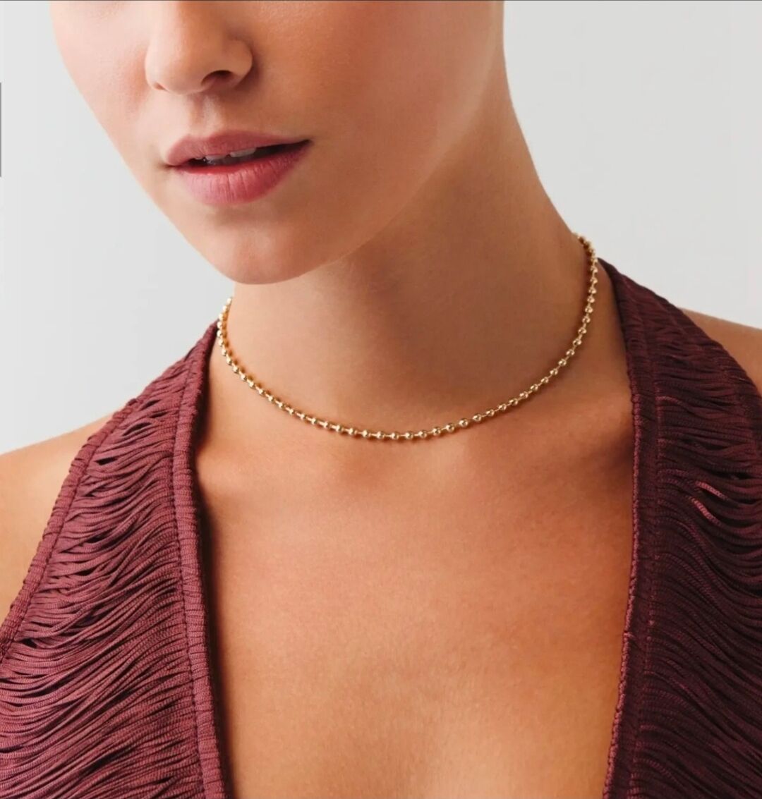 14 Ayar  Milo Choker  Kolye