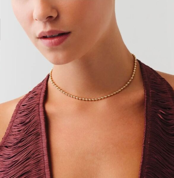 14 Ayar  Milo Choker  Kolye