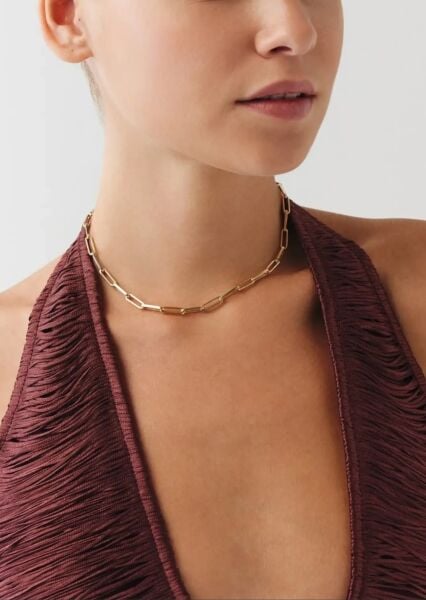 14 Ayar Choker Ataç Kolye